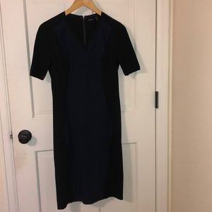 Elie Tahiri black and navy dress